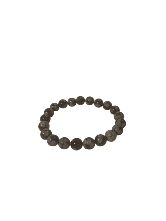 Men Smokey Gray/Black Bracelet