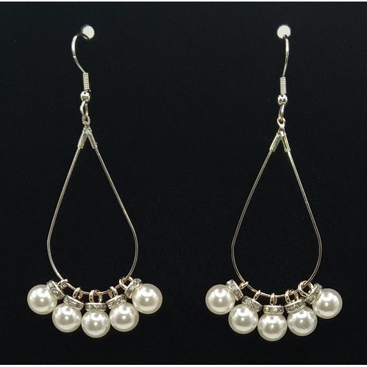 Pearl Hoop Earrings